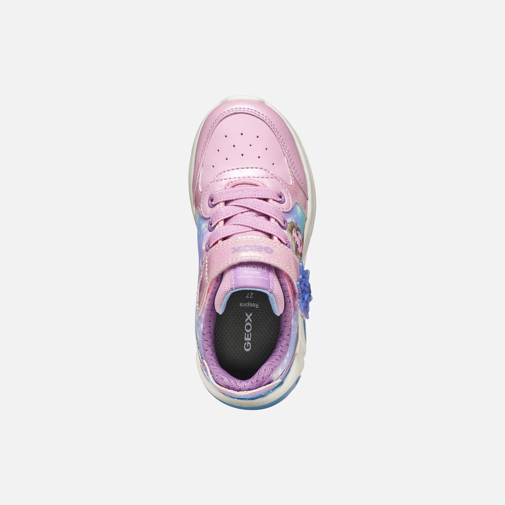 Geox Fadinlight Girl's Sneakers Disney Frozen Elsa - Pink