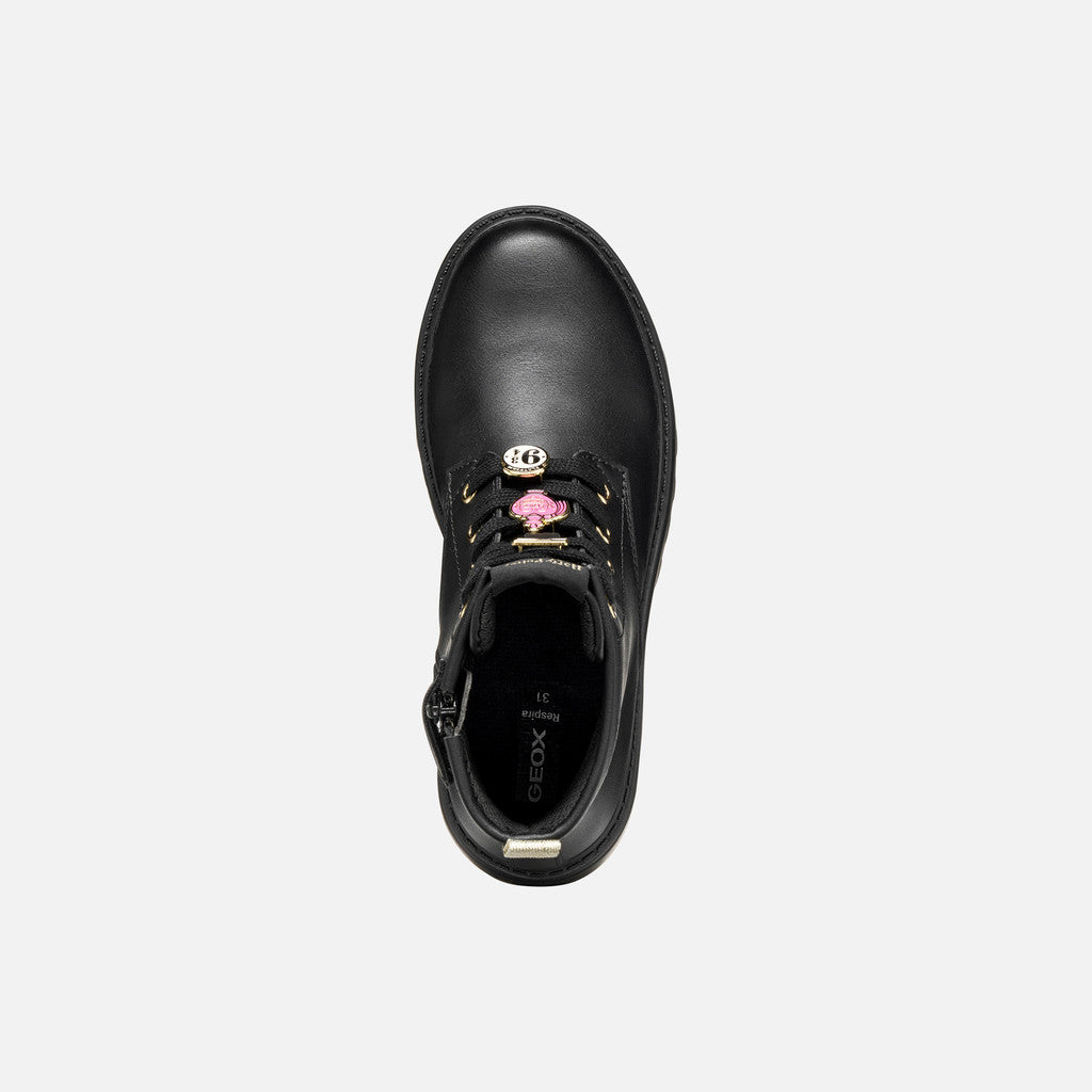Geox Harry Potter Casey Junior Black Boots