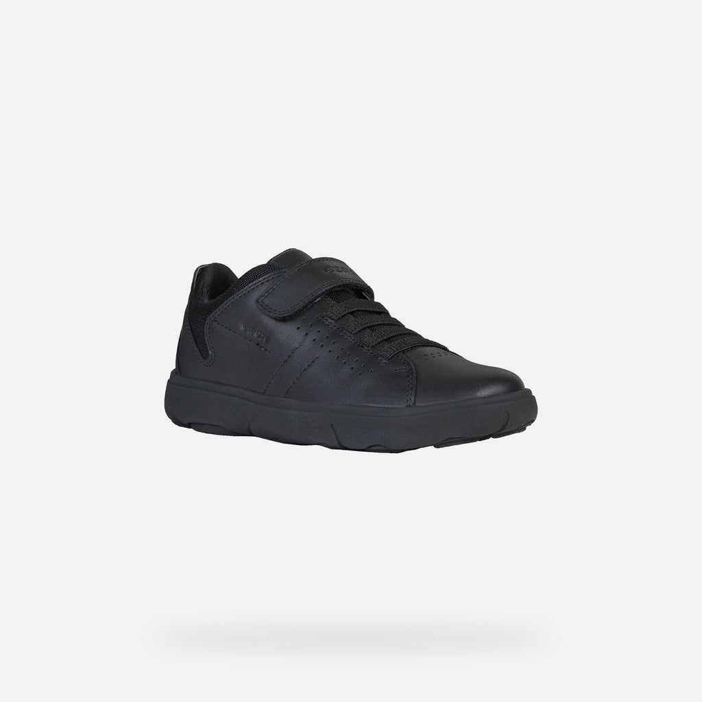 Geox Nebcup Boy's Black Uniform Sneakers