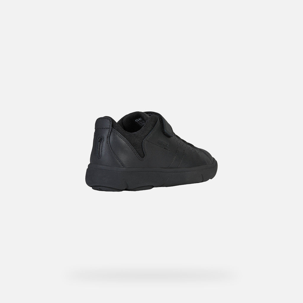 Geox Nebcup Boy's Black Uniform Sneakers