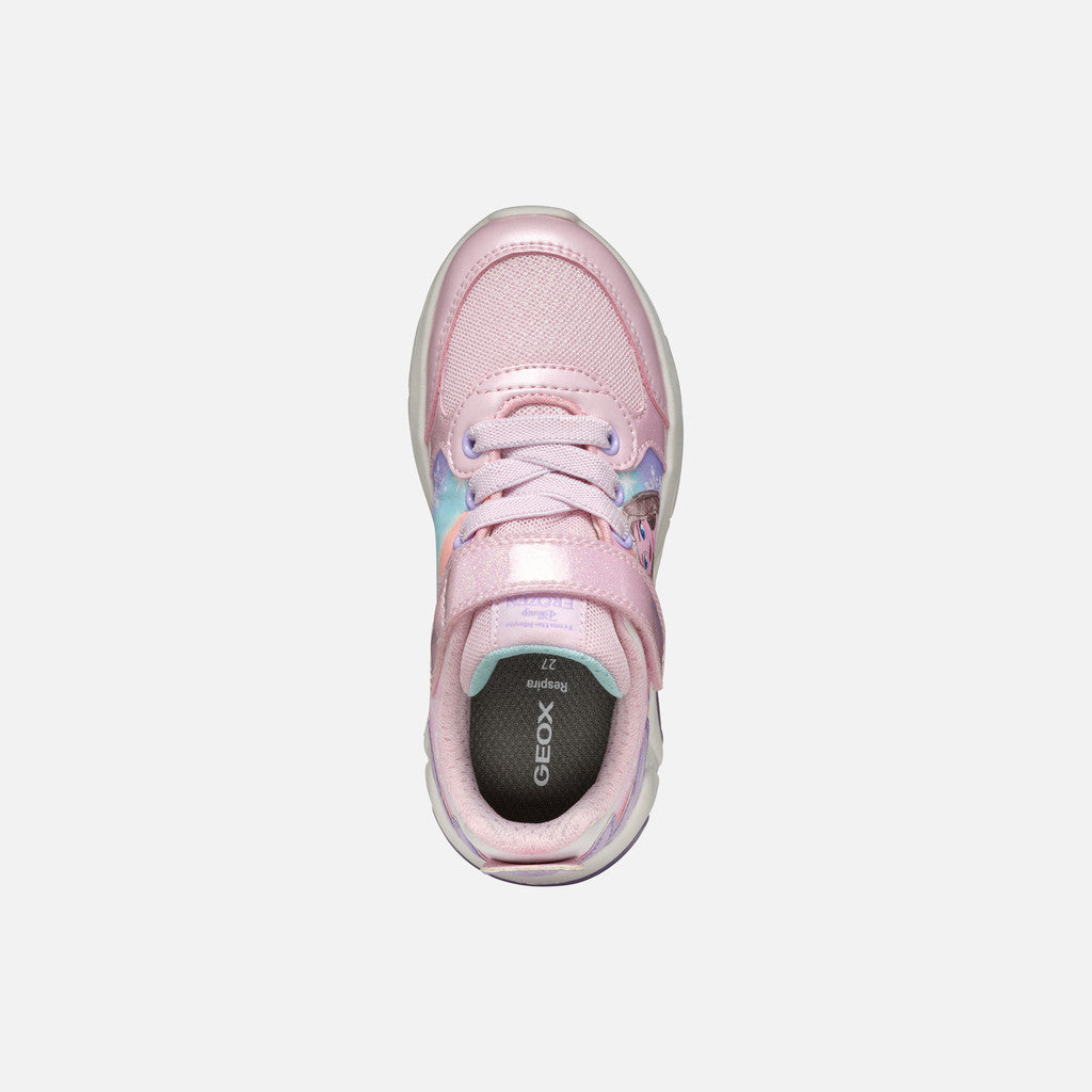 Geox Fadinlight Girl's Sneakers Disney Frozen Elsa - Pink/Lilac