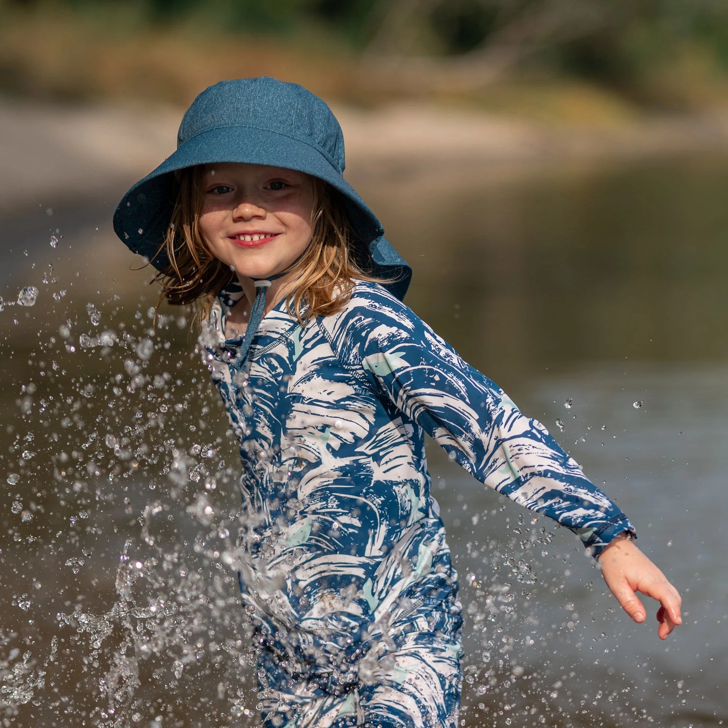 Jan & Jul - Aqua - Dry Kids Water Repellent Xplorer Hats