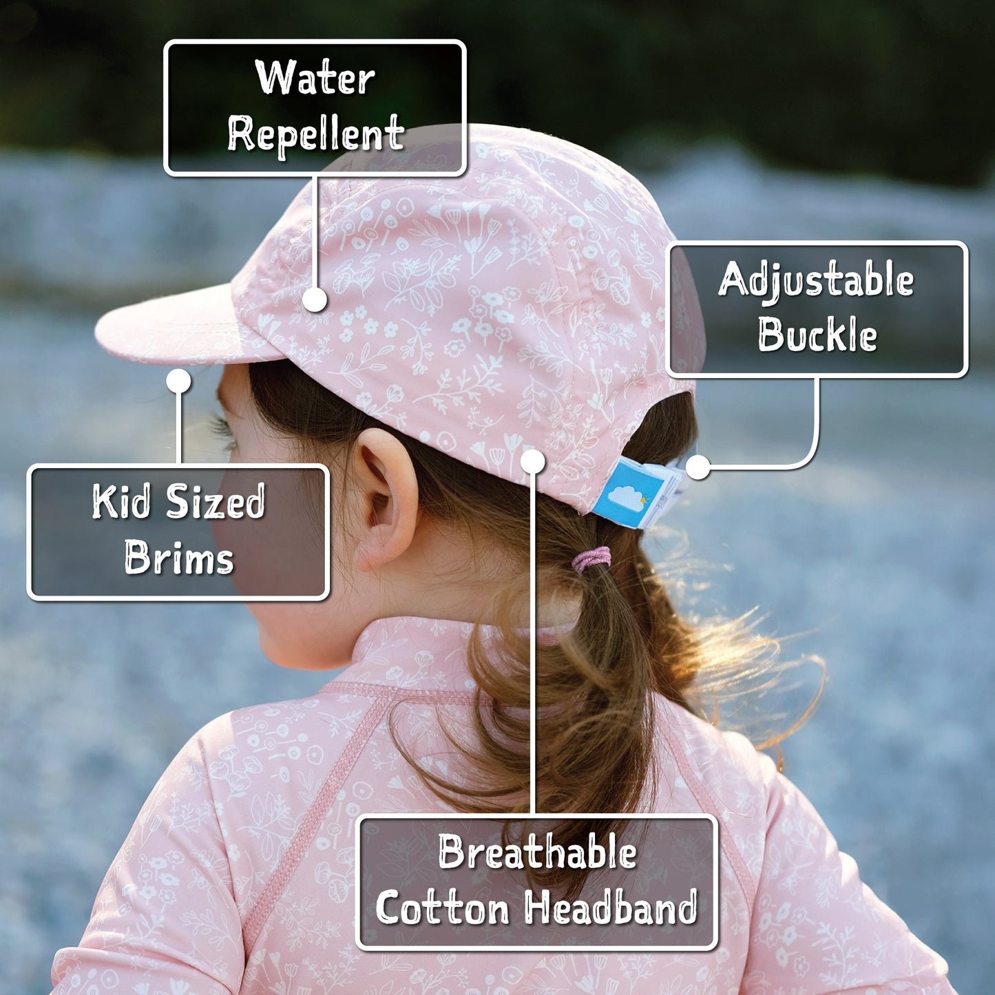 Jan & Jul - Kids Five Panel SunLite Cap