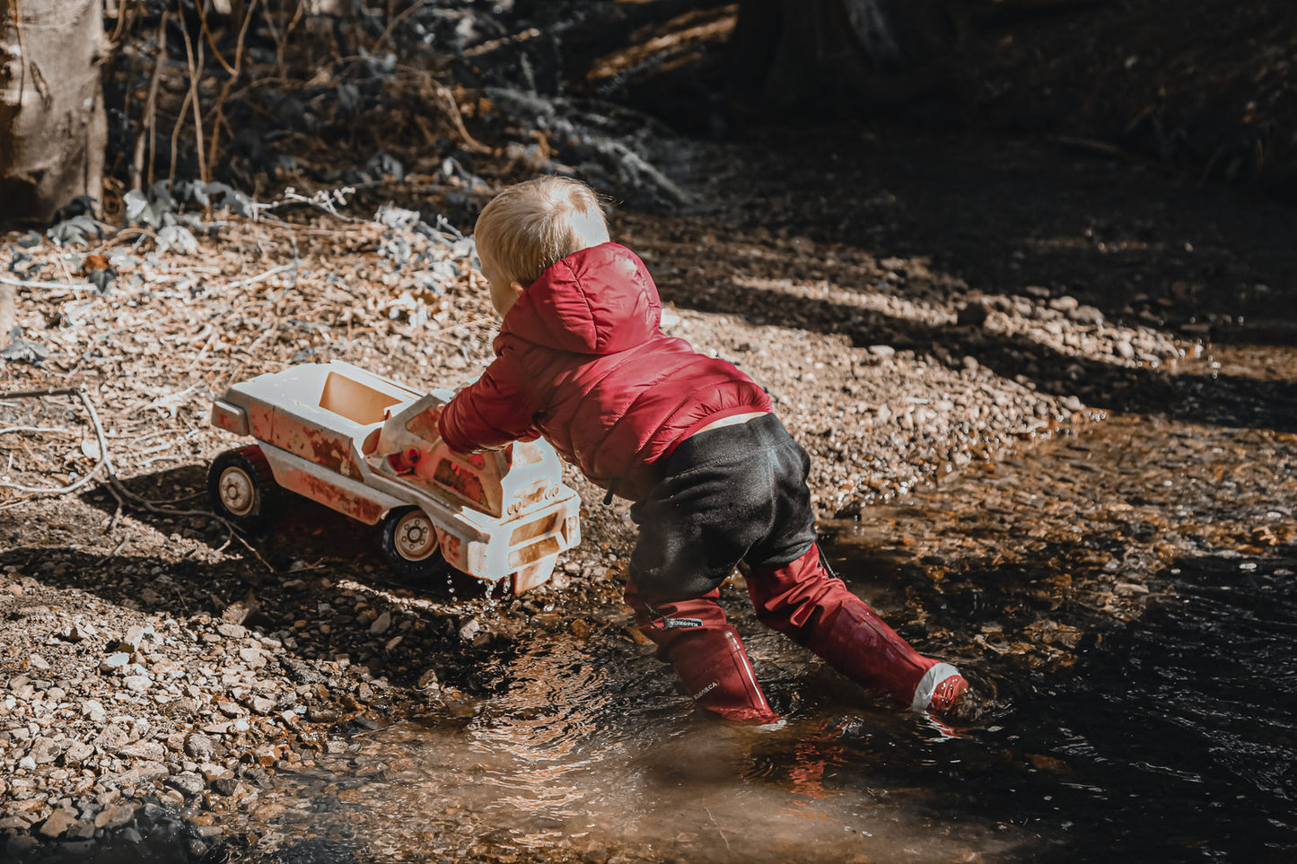 KidORCA - Kids Rain Boots with Above Knee Waders