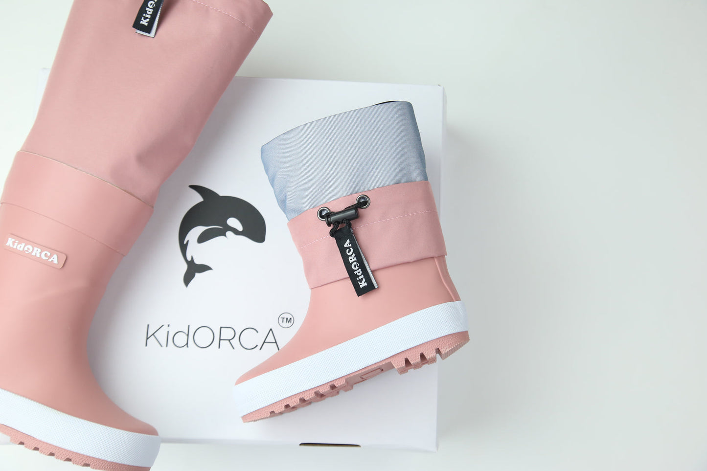 KidORCA - Kids Rain Boots with Above Knee Waders