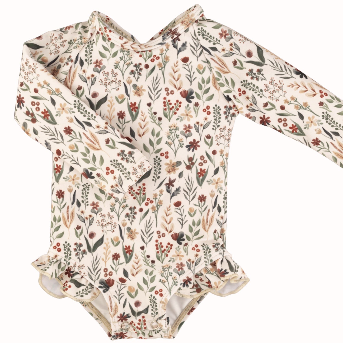 Current Tyed - Ruffle Rashguard Suit
