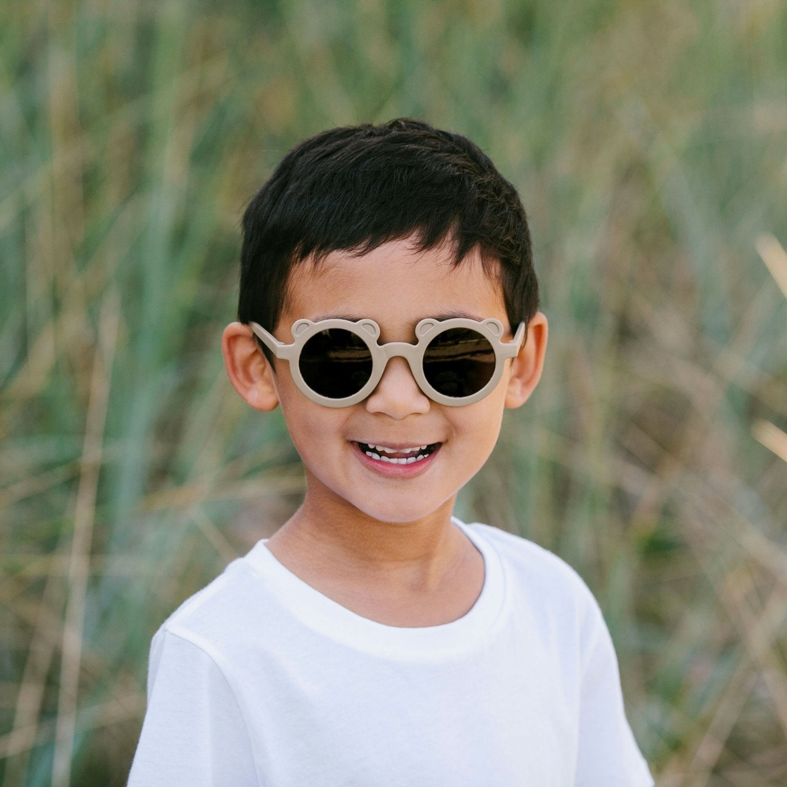 Jan & Jul - Kids Polarized Bear Sunglasses Olive Khaki 1