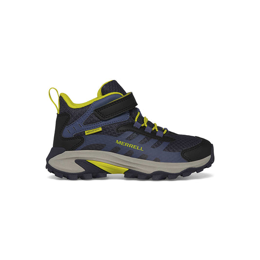 Merrell - Big Kid's Moab Speed Mid 2 A/C Waterproof - Navy