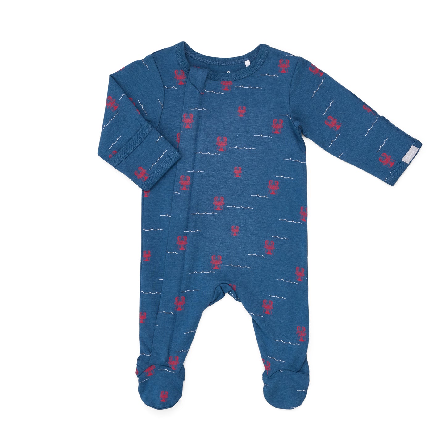Coccoli - Long Sleeve Modal Zipper Footie - 1M