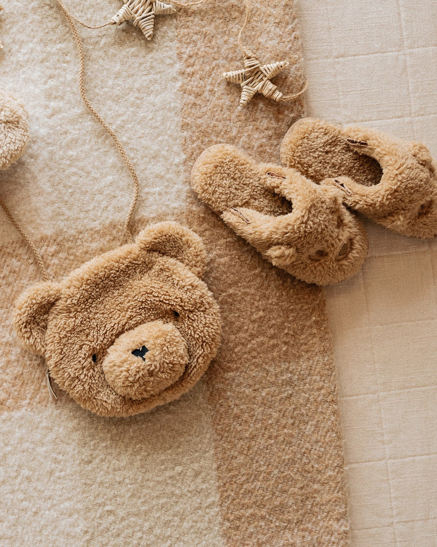 Rylee Cru - Bear Purse - Gold