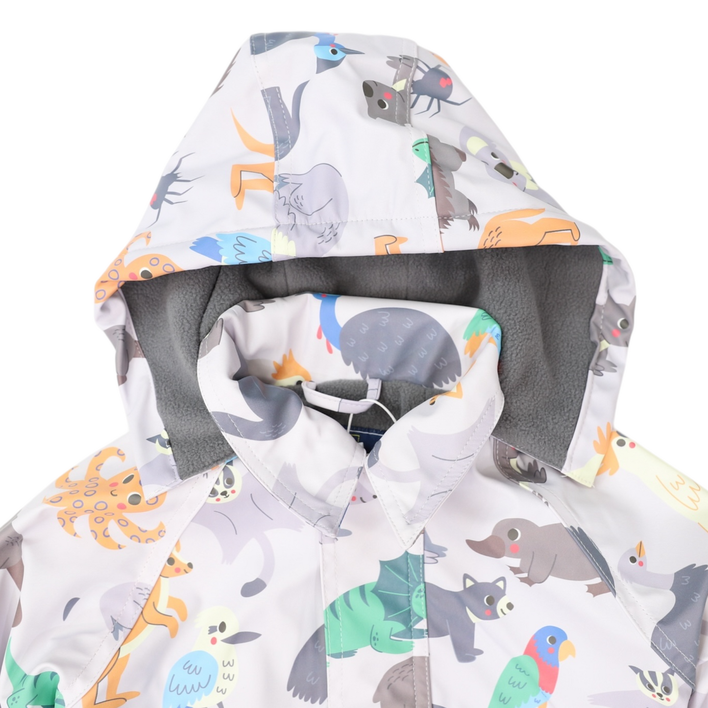 Korango Australian Animal Raincoat Grey