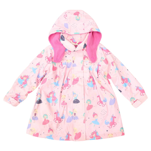 Korango Dancing Unicorn Raincoat - Pink