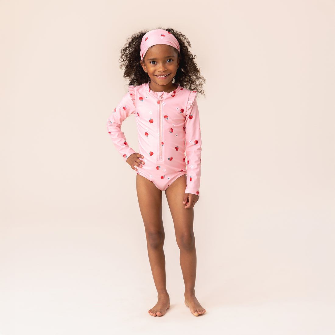 Nano Girls' One-Piece UV Swimsuit