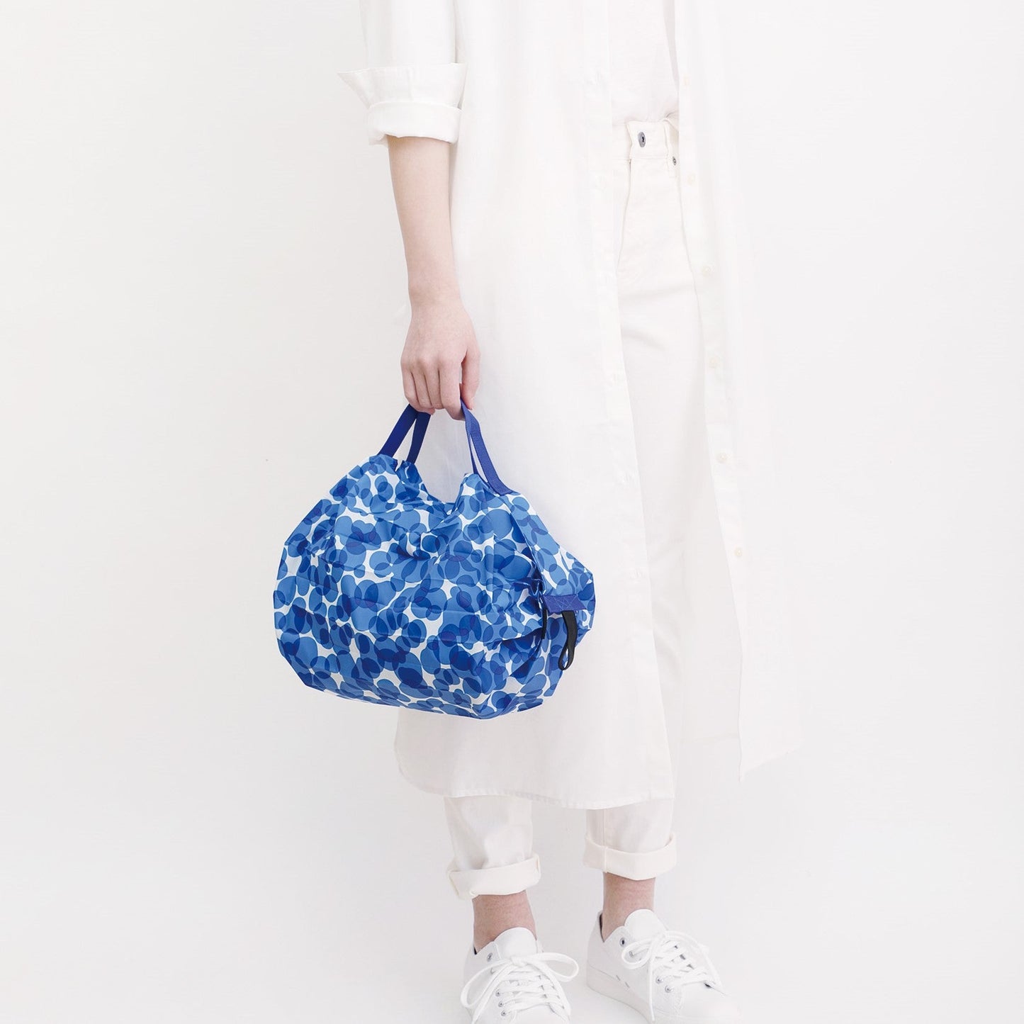 Shupatto Compact One-Pull Foldable Bag - Print - S