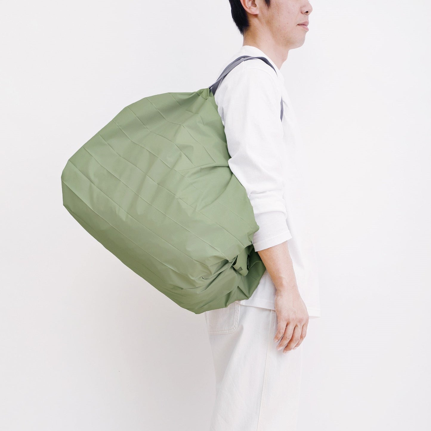 Shupatto Compact One-Pull Foldable Bag - Solid - L