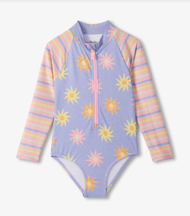 Hatley - Faded Suns Longsleeve Rashguard Swimsuit
