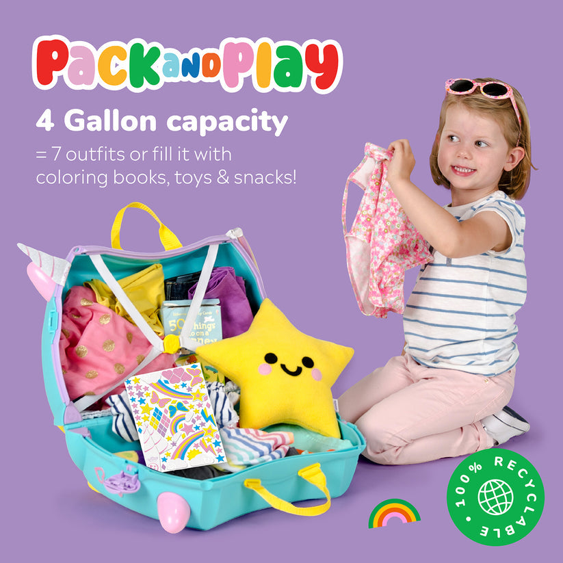 Trunki Ride-on Suitcase - Una Unicorn