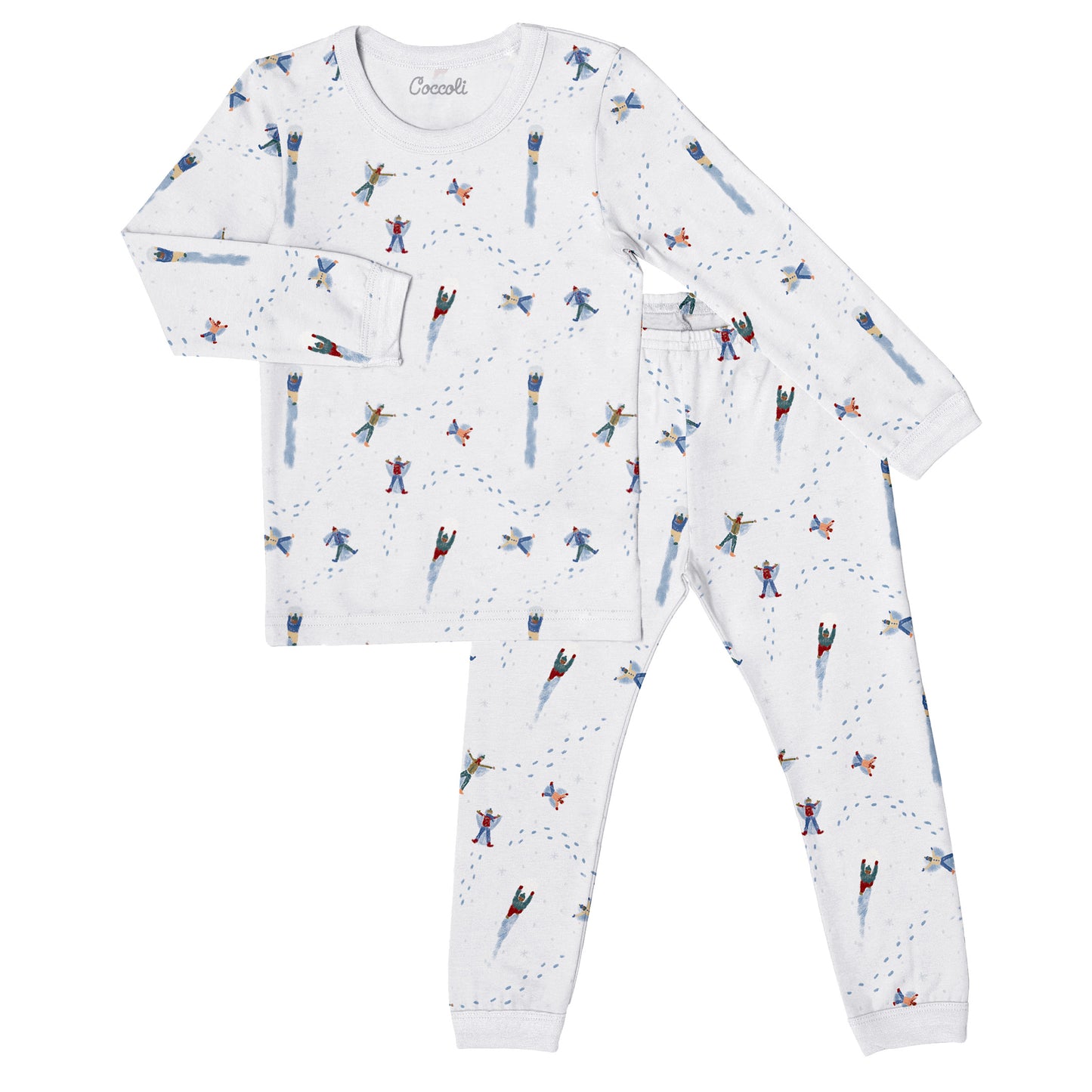 Coccoli Modal Long Sleeve Pyjama - Winter Scene 3Y