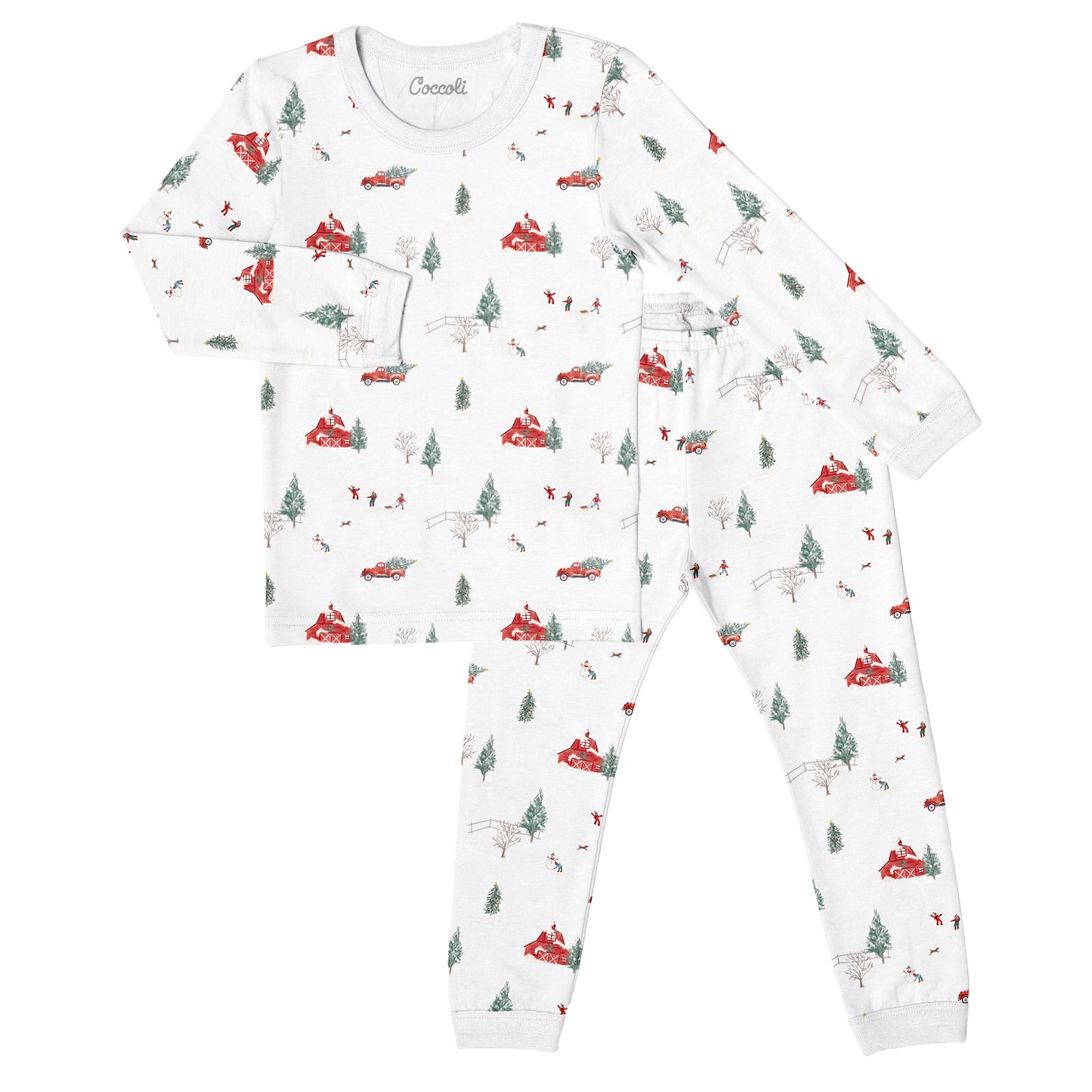 Coccoli - Long Sleeve Cotton-Modal Pajamas