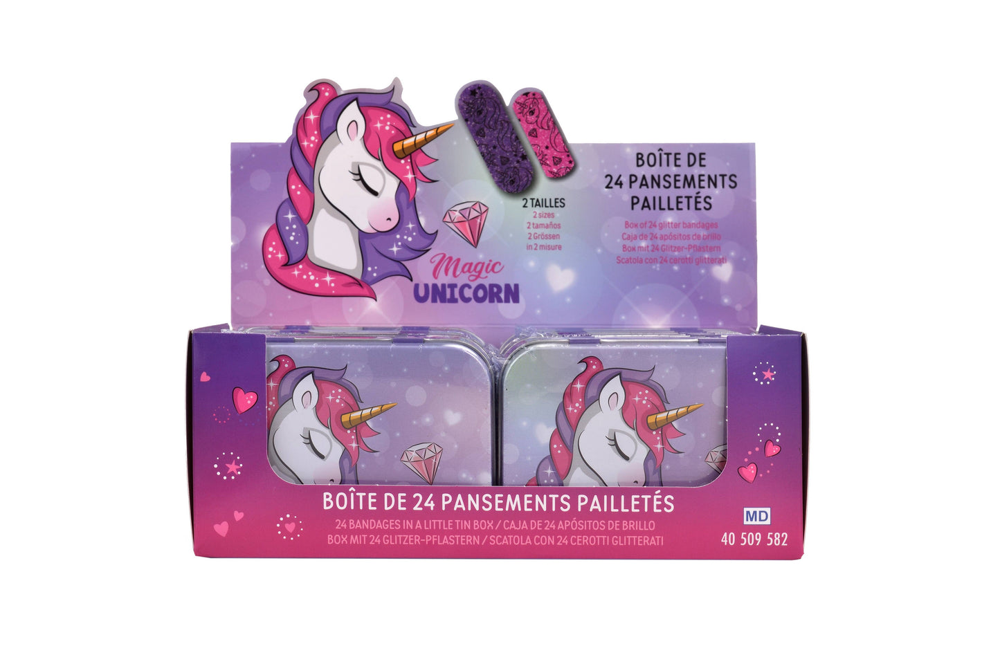 Takecare - Unicorn - Metal Bandage Box (24 dressings)
