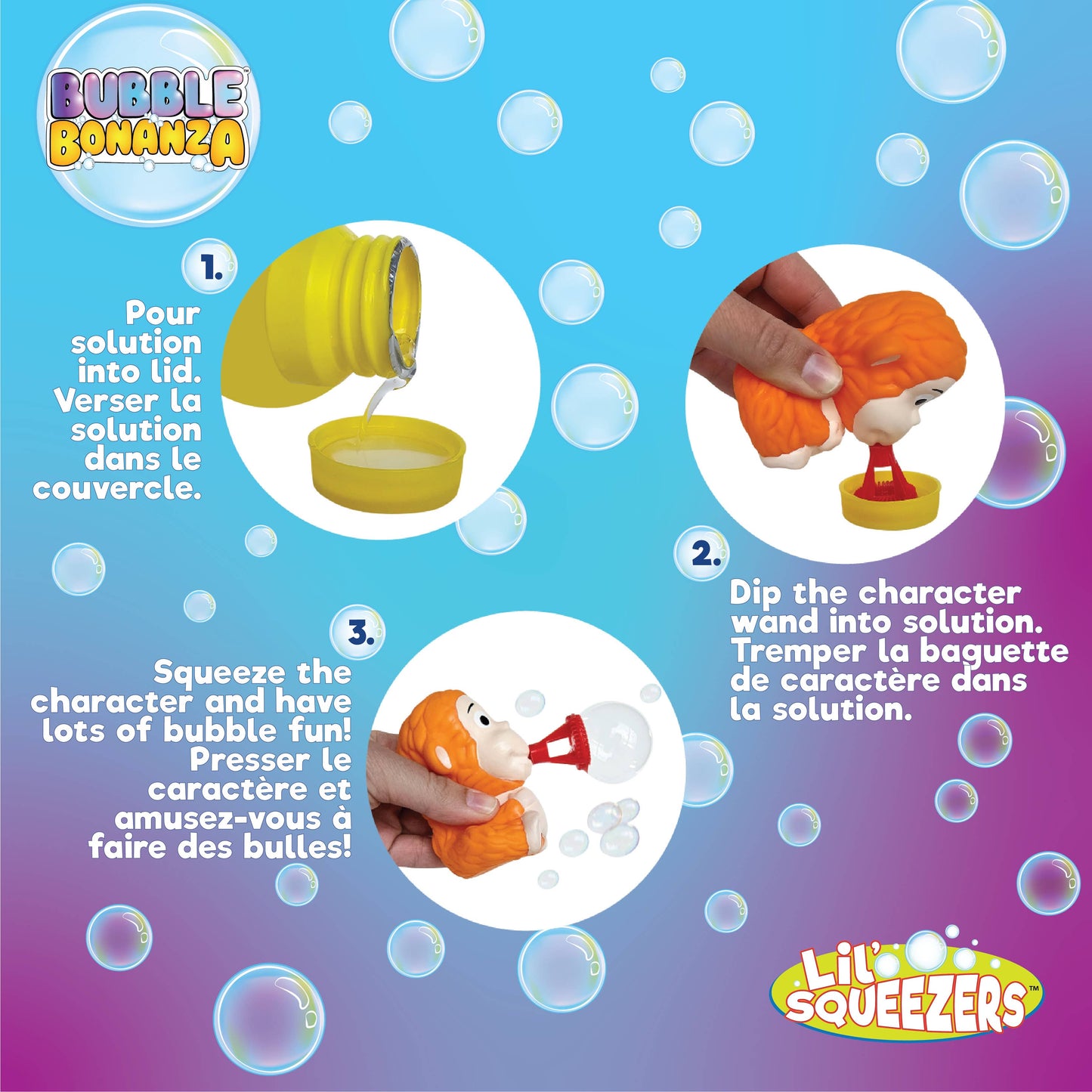 Wishbone Products - Animal Bubble Blower Toys for Kids