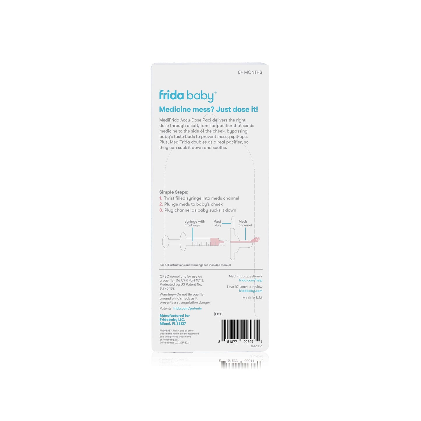 Frida Baby-MediFrida® the Accu-dose Pacifier Medicine Dispenser