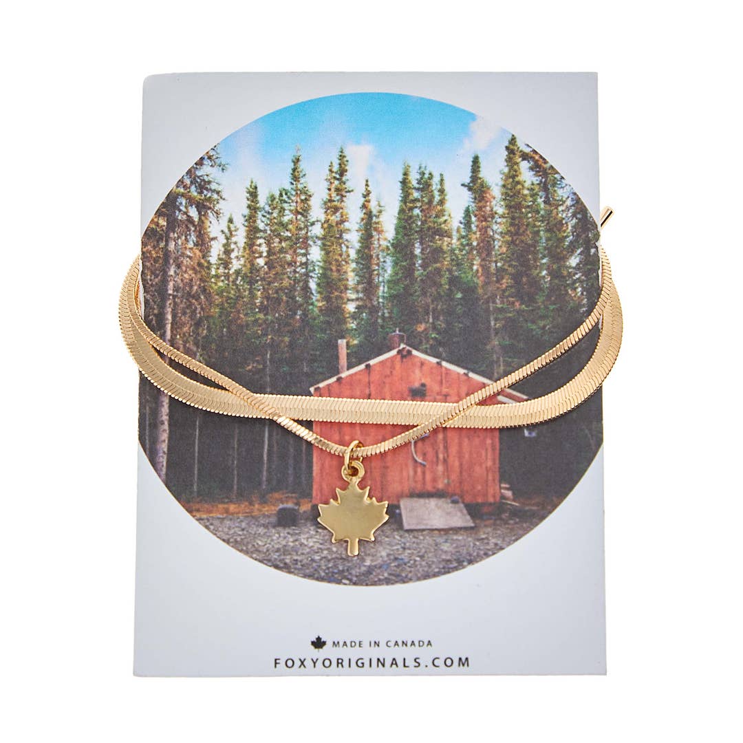 Foxy Originals - Maple Leaf Adjustable Bracelet | Made in Canada