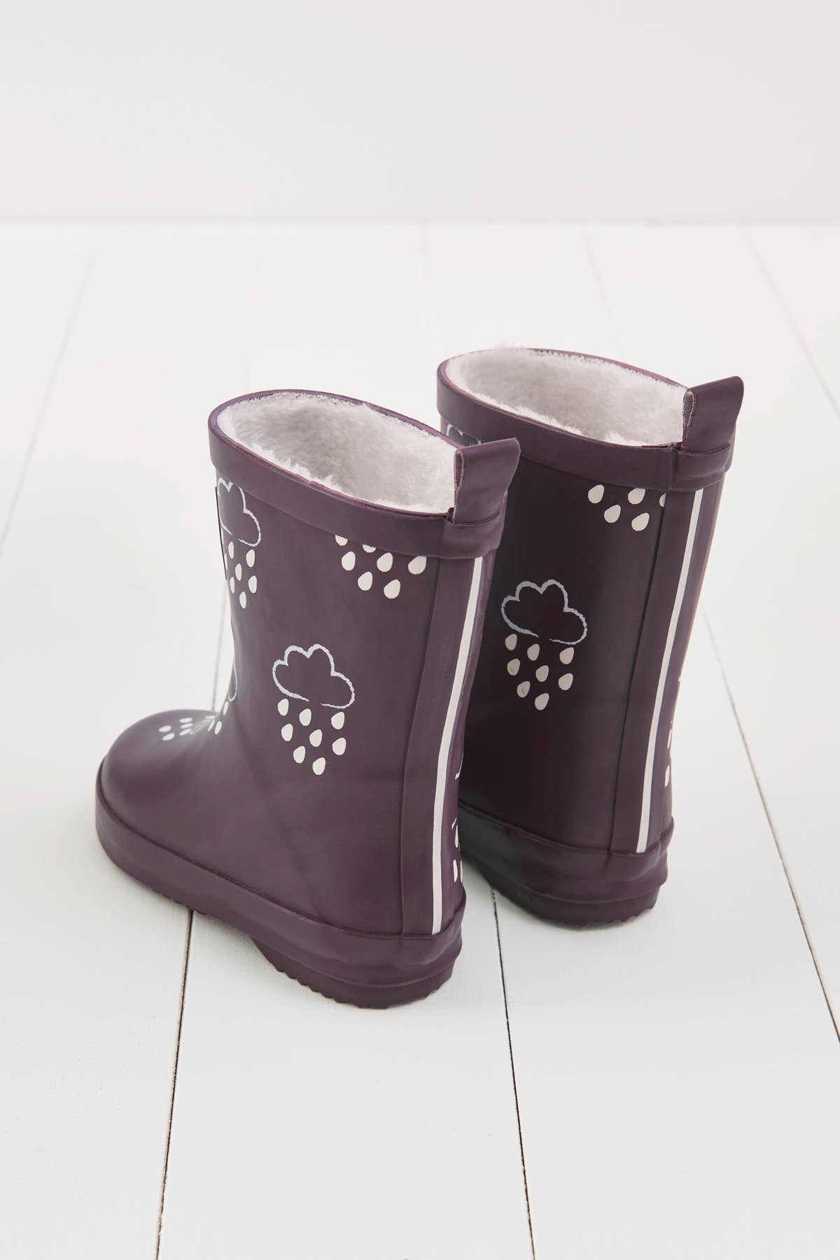 Grass & Air - Ochre Colour-Changing Kids Winter Wellies