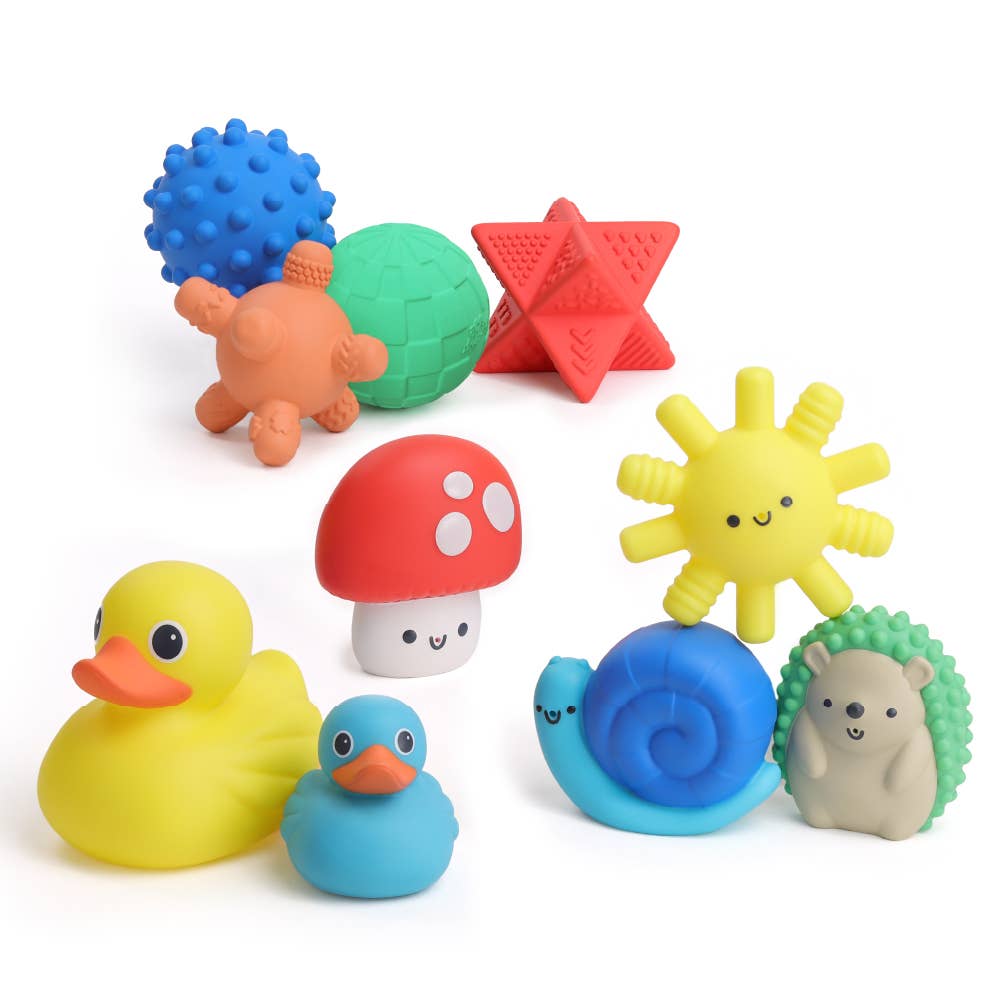 Itzy Ritzy - Itzy Splash Gift Set Soft Bath + Water Toys