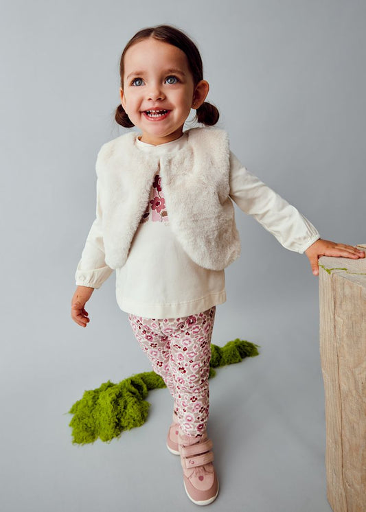Mayoral Baby Girl 3 piece set Vest & Leggings