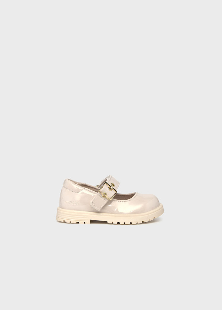 Mayoral - Chunky Heel Mary Jane - Natural