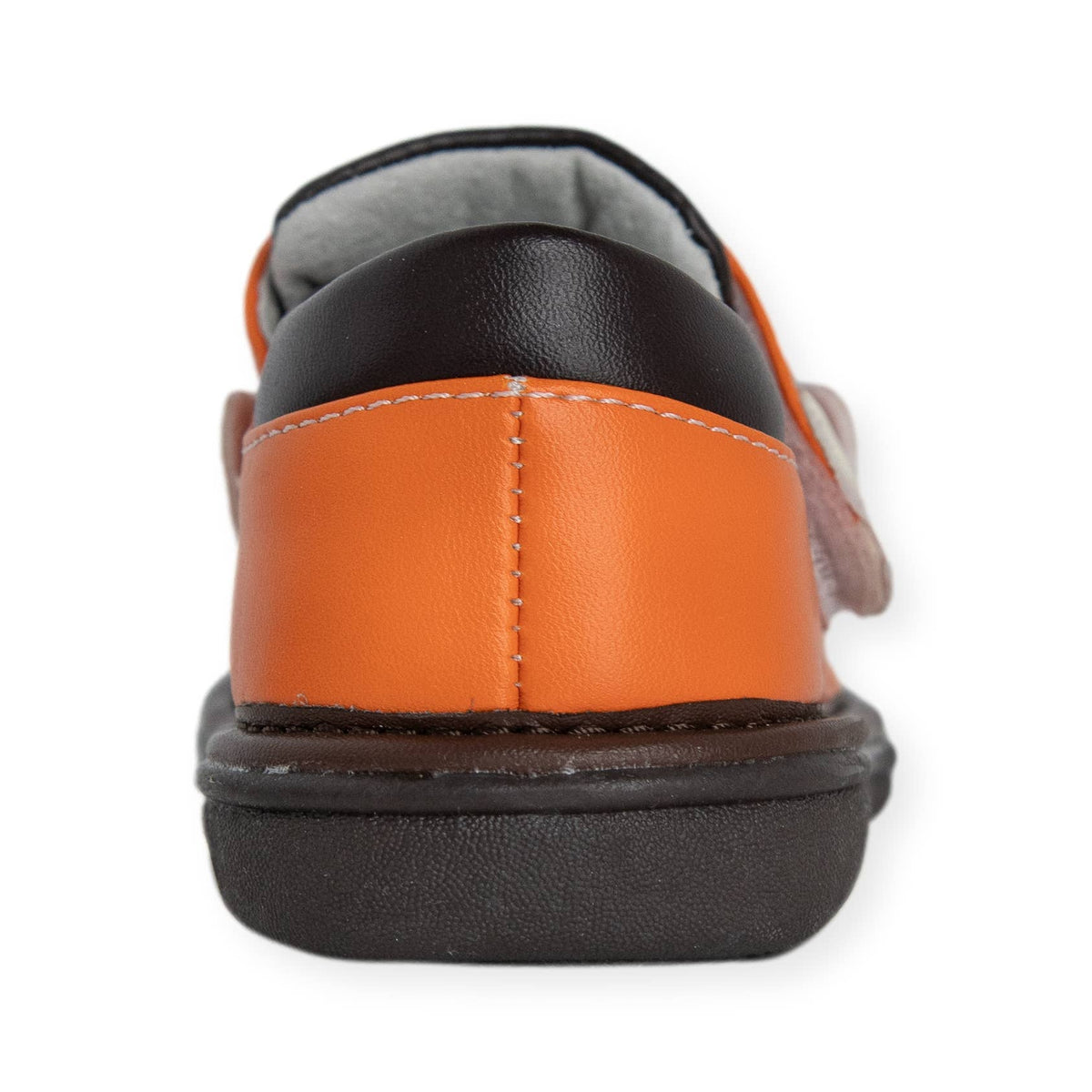 Wee Squeak Fox Orange Shoes with Adjustable Tail Strap
