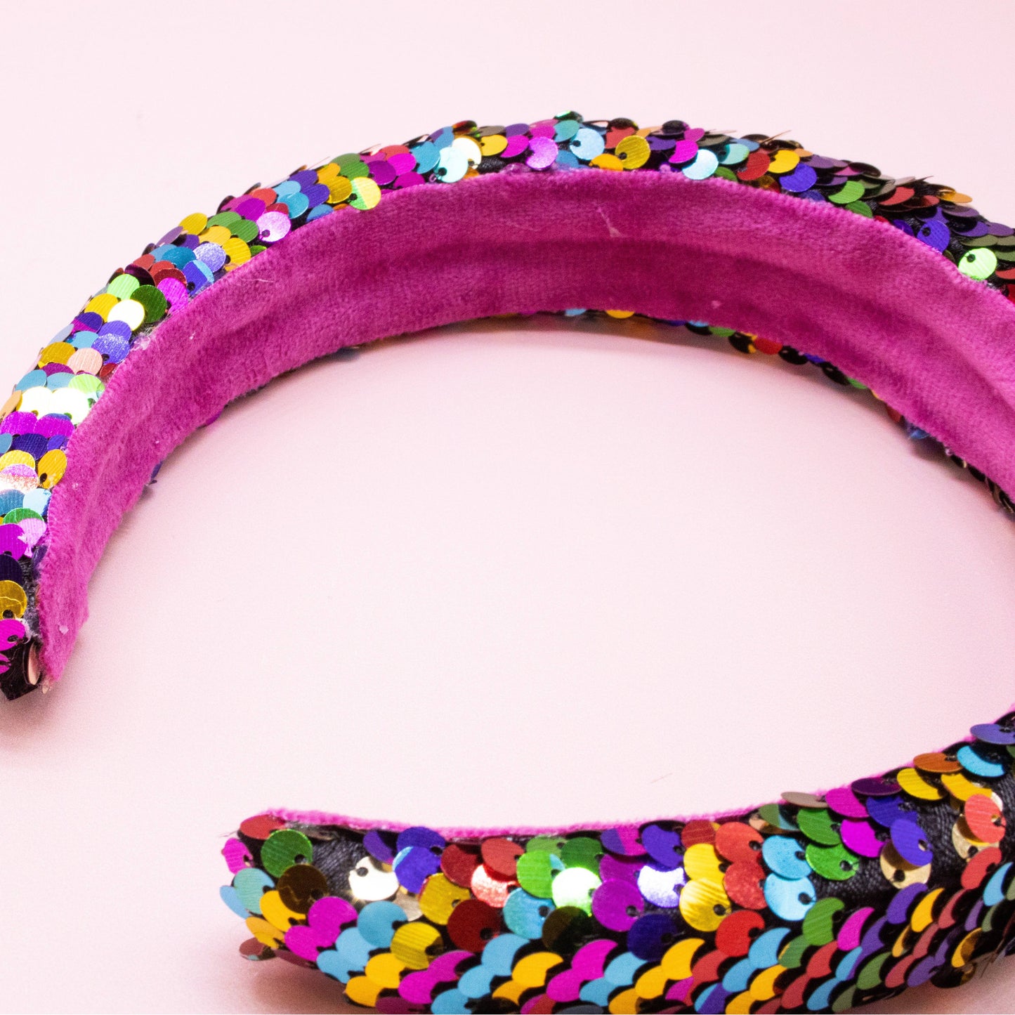 Frog Sac - Reversible Sequin Headband - Kids Padded Hair Band