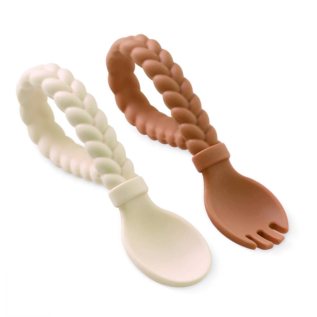 Itzy Ritzy - Sweetie Spoons + Fork Set: Mint