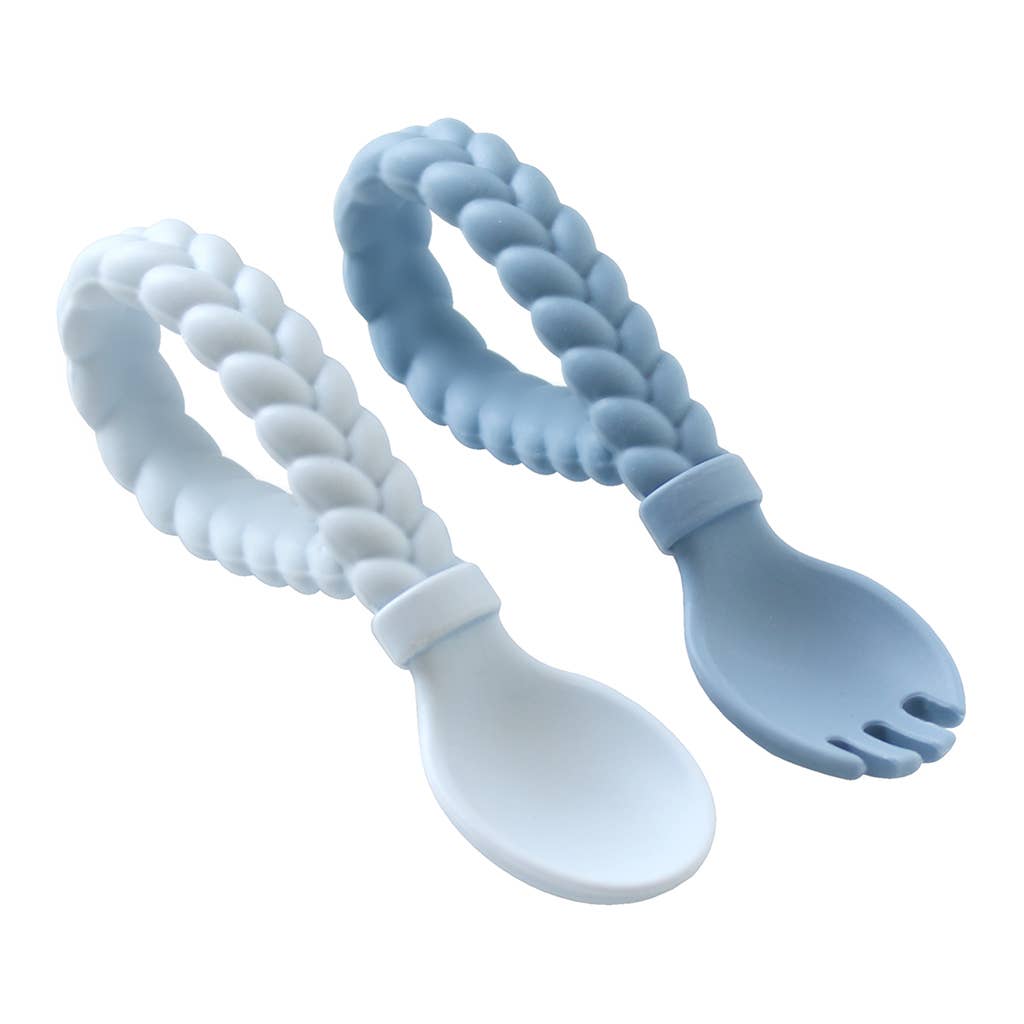Itzy Ritzy - Sweetie Spoons + Fork Set: Mint