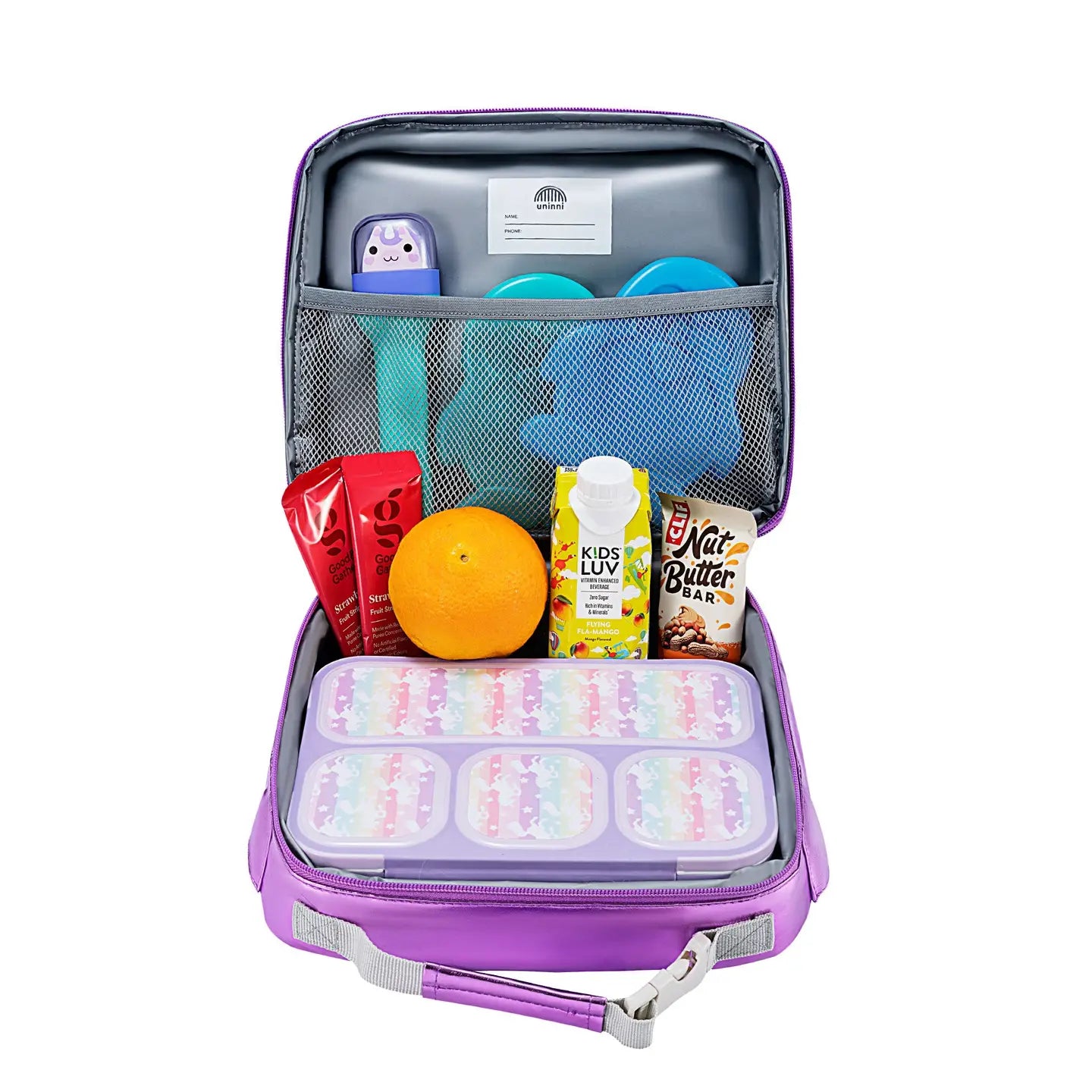 uninni - Ellis Lunch Bag - Metallic Lavender