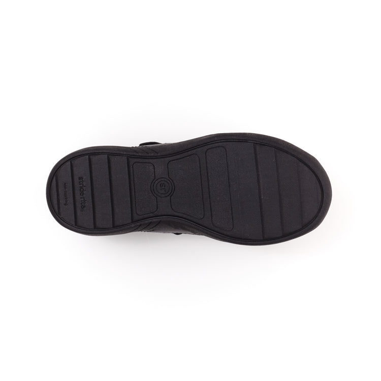 Stride Rite Medium Width Claire Black Uniform Shoes Little Kids