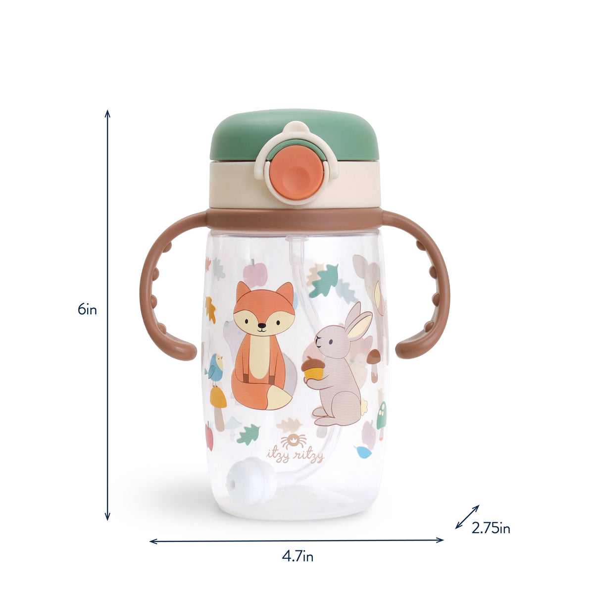 Itzy Ritzy - Itzy Sips Straw Cup with Snap-Close Lid