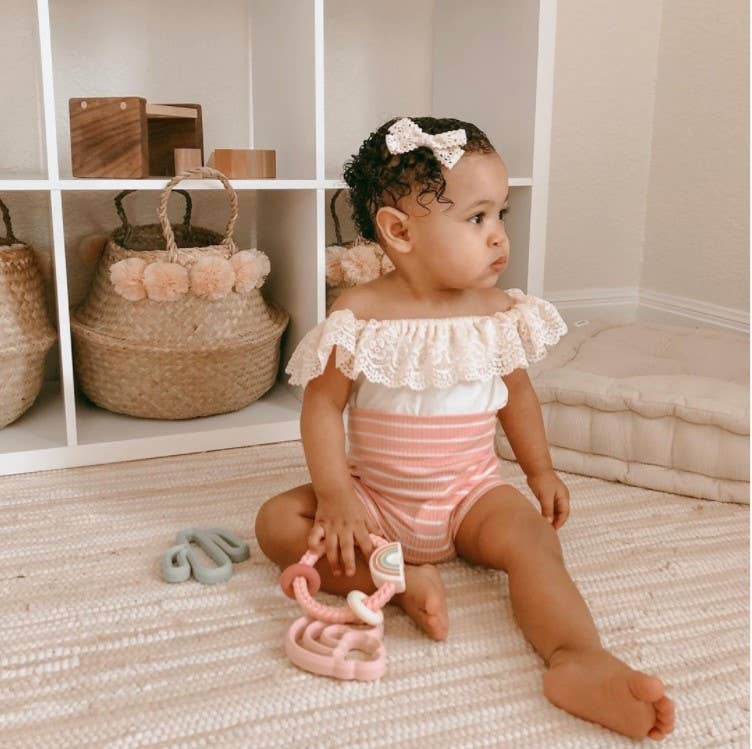 Itzy Ritzy - Ritzy Rattle Silicone Teether Rattles: Rainbow