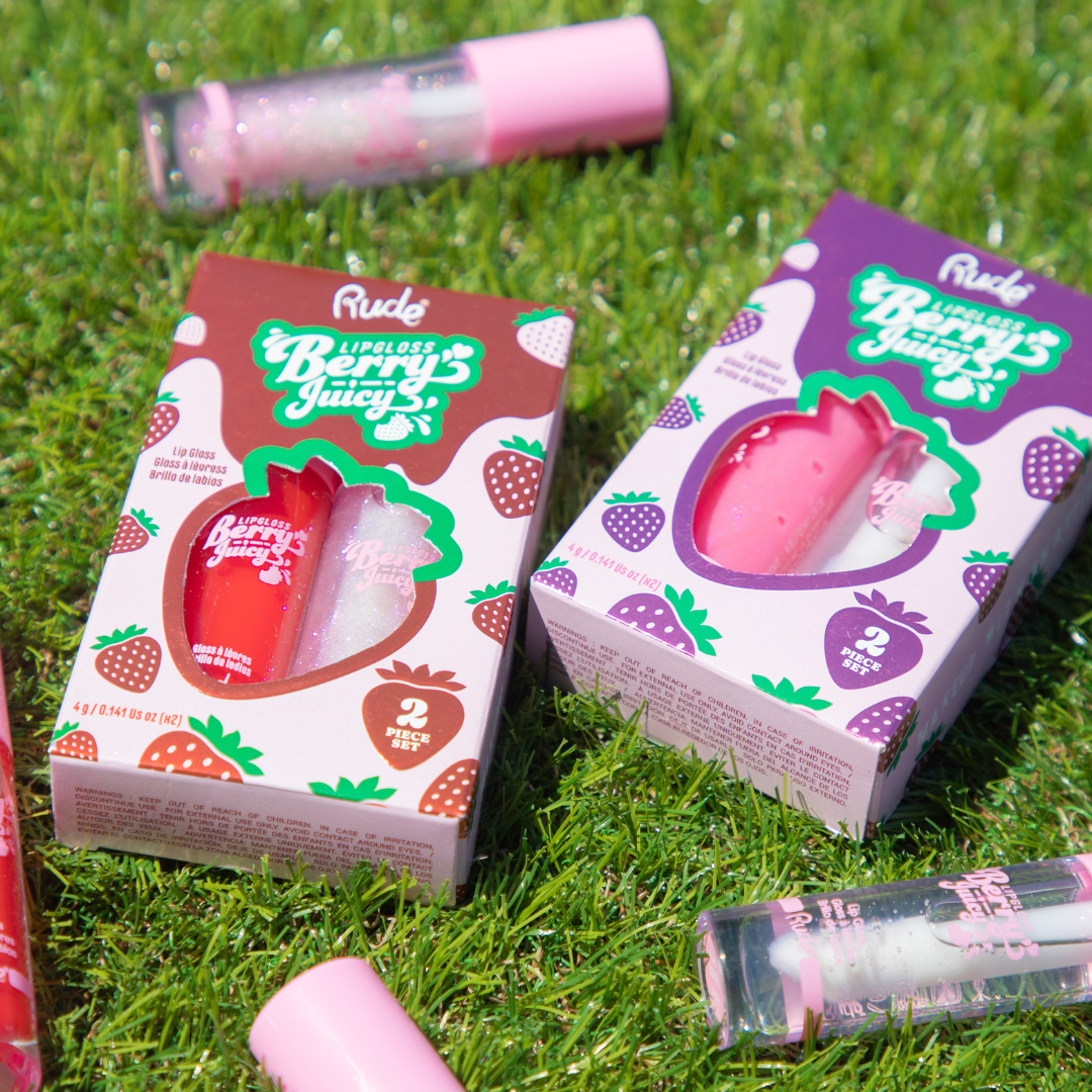 Rude Cosmetics - Berry Juicy Lip Gloss Duo