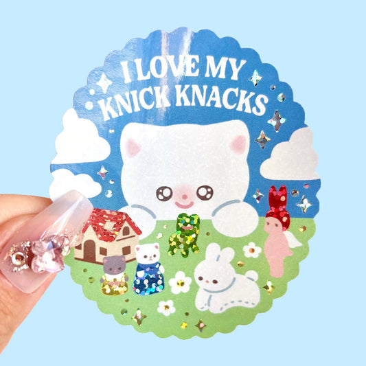 Maobabie - Vinyl Sticker - I Love My Knick Knacks