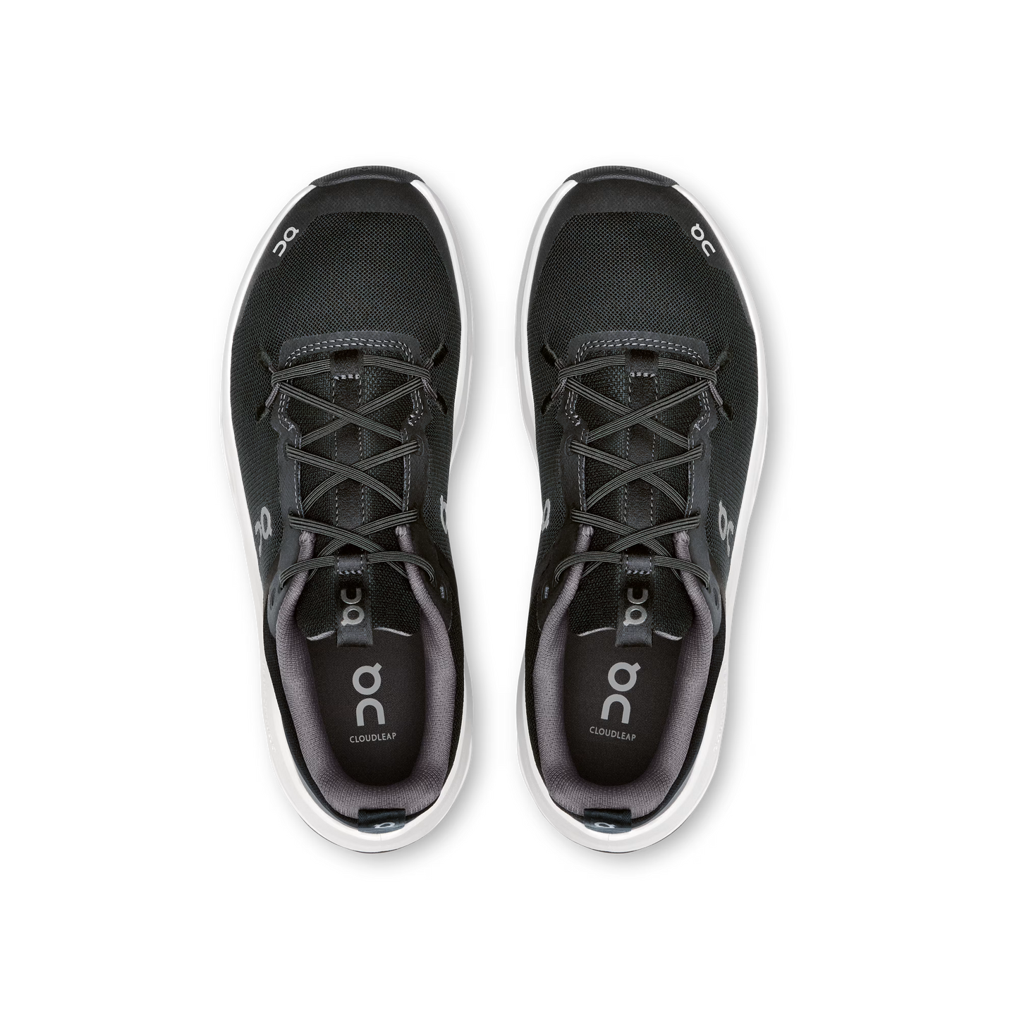 On Cloudleap Youth Running Shoe Black | White