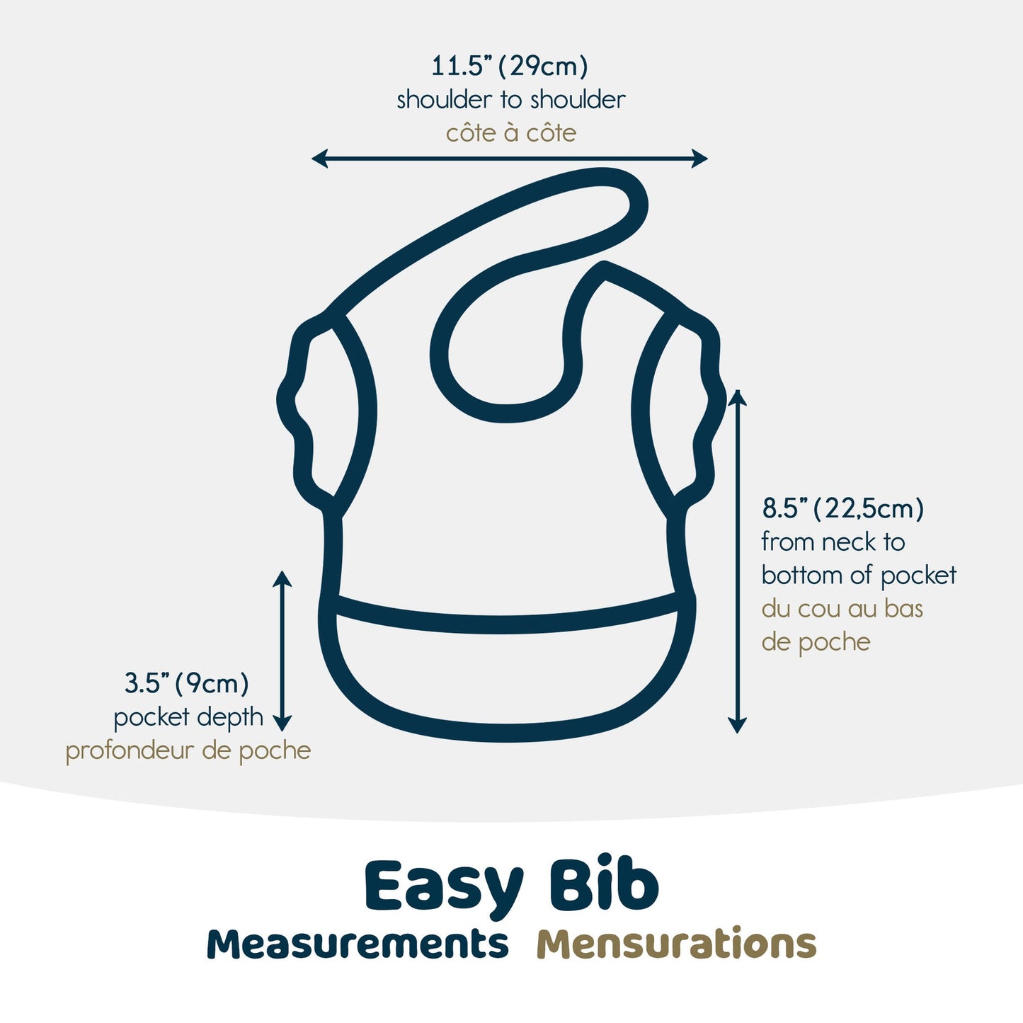 Tiny Twinkle  - Mess-proof Easy Bib Ruffle  - Single Bibs