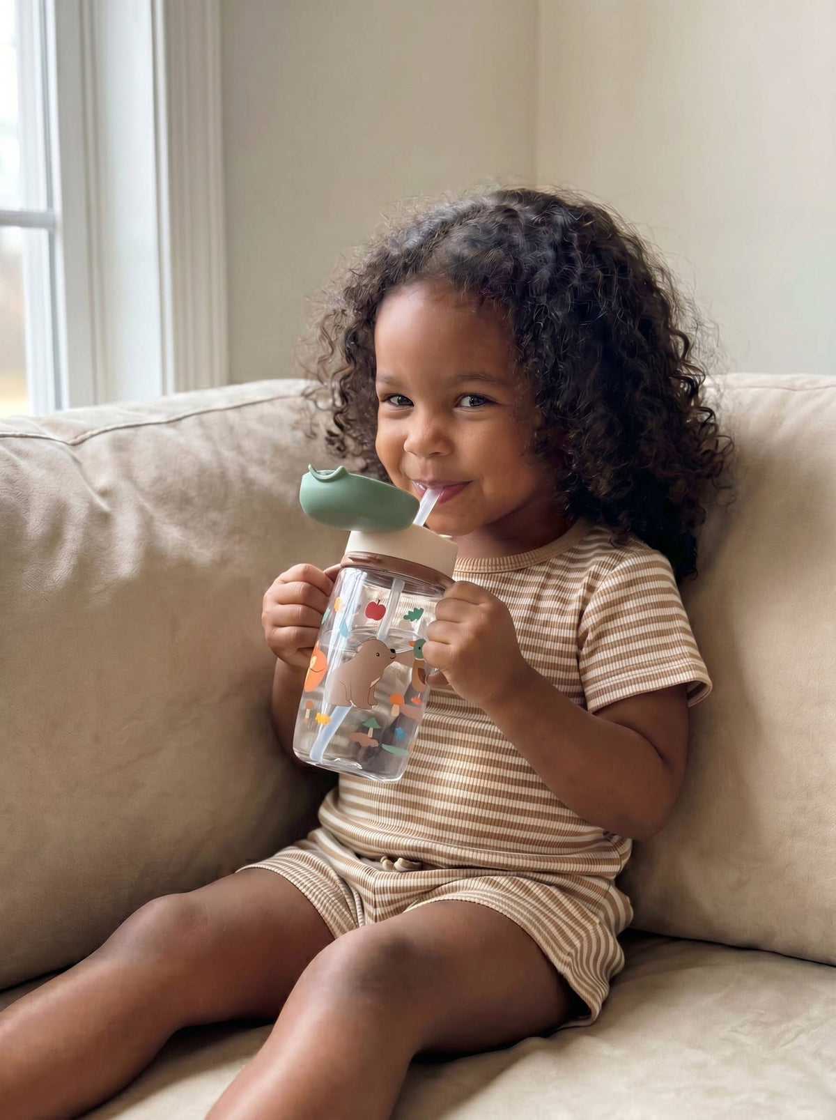 Itzy Ritzy - Itzy Sips Straw Cup with Snap-Close Lid