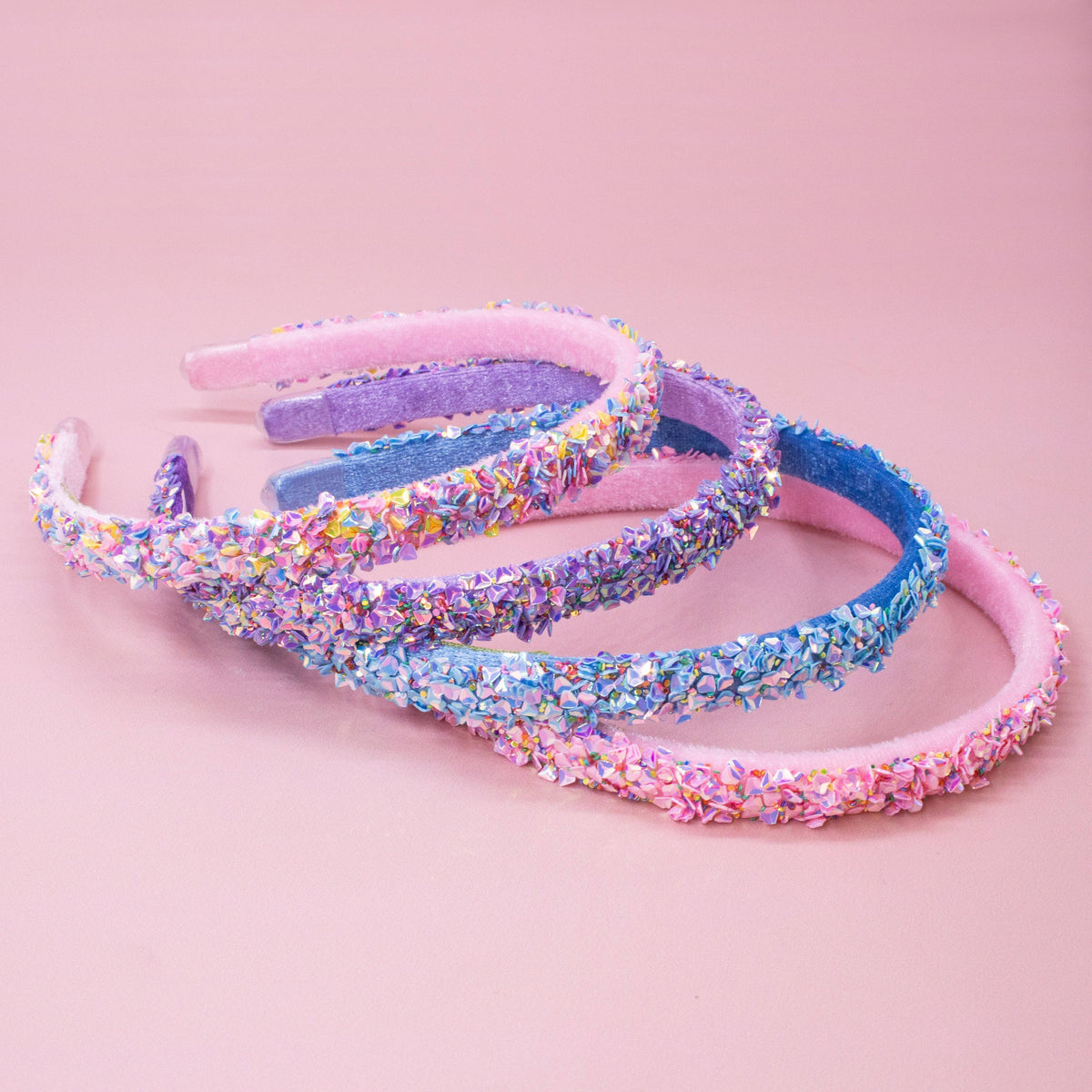 Frog Sac - Thin Sequin Headband - Non Slip Hair Accessories for Kids