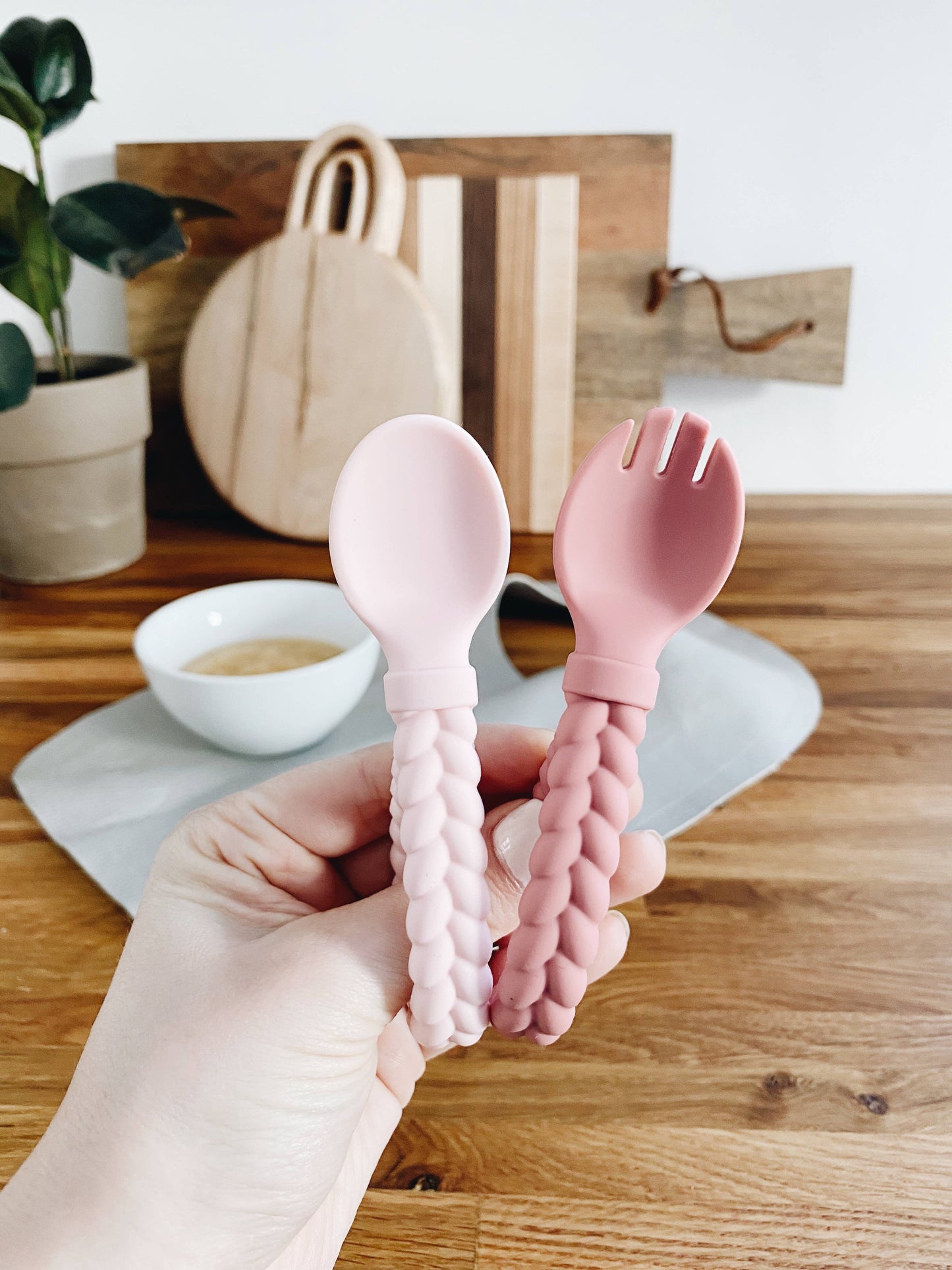 Itzy Ritzy - Sweetie Spoons + Fork Set: Mint