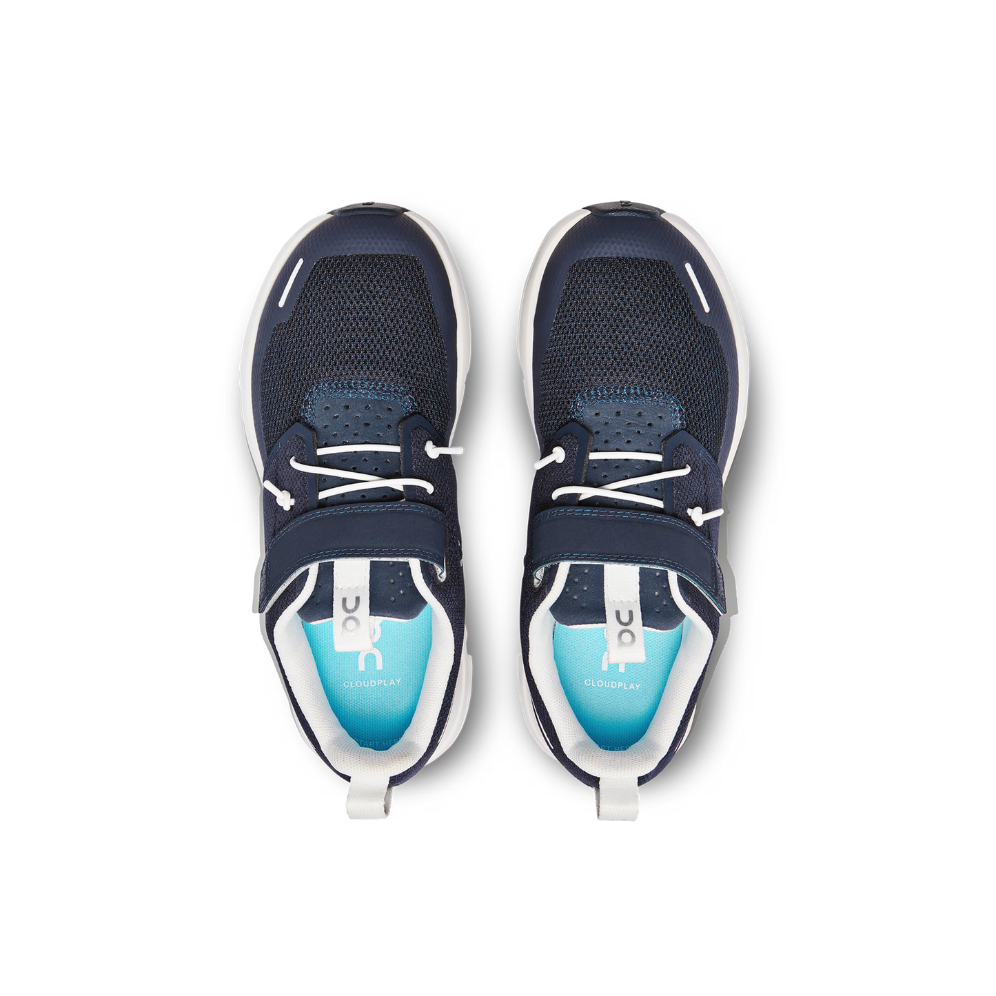 On Cloud Play Kids Running Shoe Midnight | White