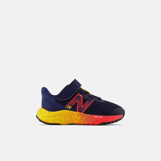 New Balance Fresh Foam Arishi v4 Running Shoes – Bungee Lace with Top Strap - Toddler - Team Navy