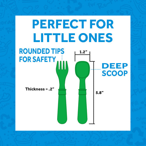 Re-Play 8 PK Utensils - Grey
