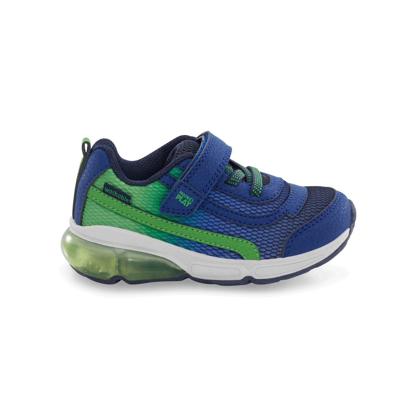 Stride Rite M2P Light-Up Surge Bounce Sneaker Navy WIDE